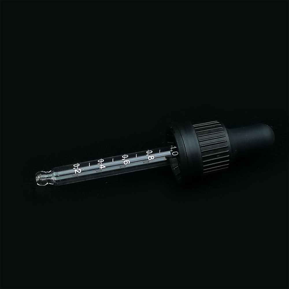 100pcs 1g valume measurable dropper for 30ml bottle Liquid essential massage basic oil Pipette Refillable essential oil Bottles