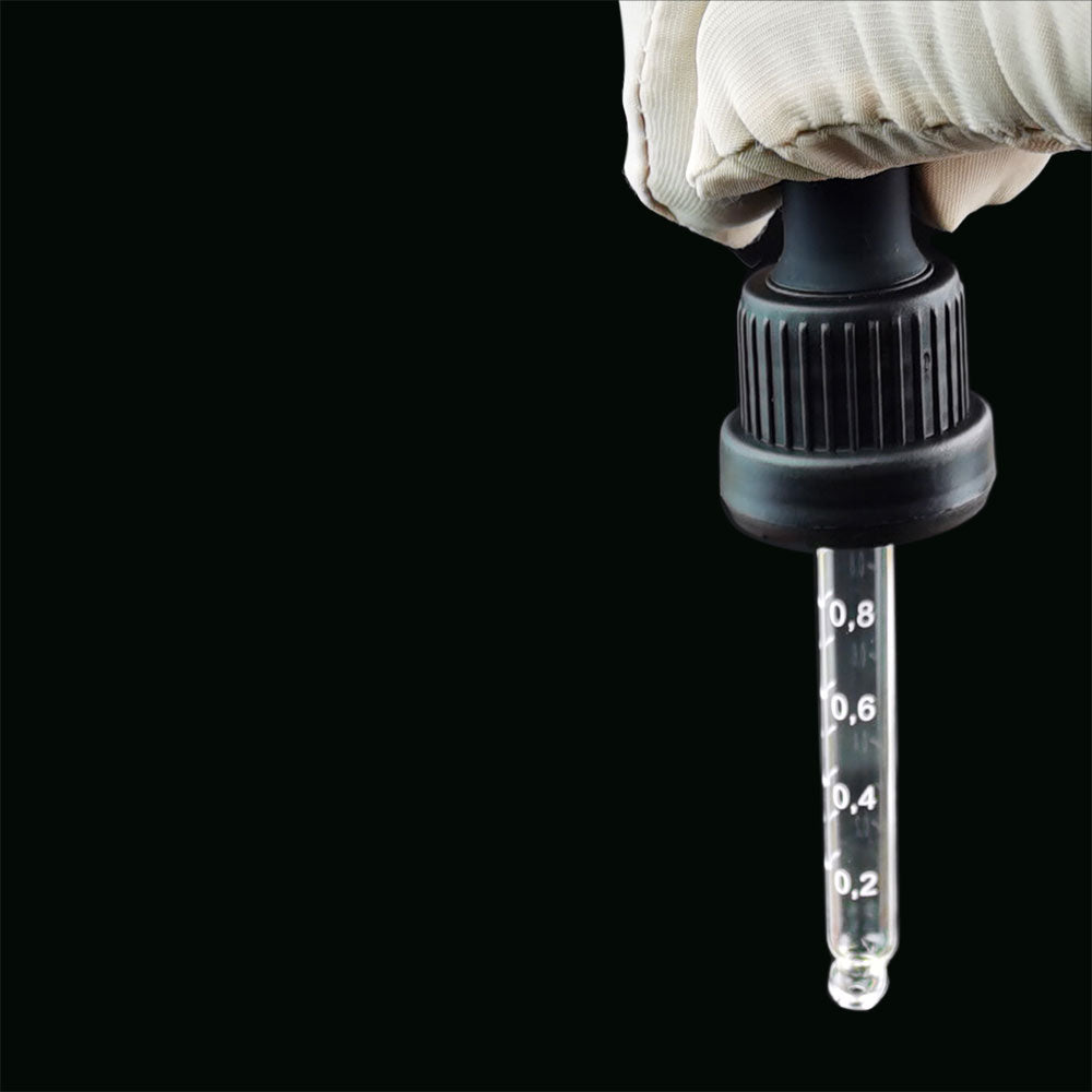 100pcs 1g valume measurable dropper for 30ml bottle Liquid essential massage basic oil Pipette Refillable essential oil Bottles