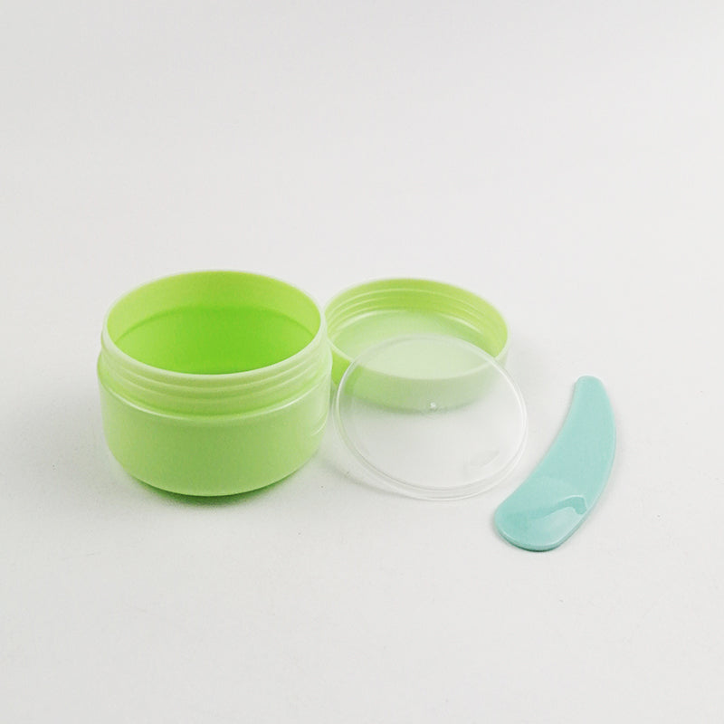 10pcs/20ml new colorful plastic refillable bottle with black lid jars container for nail liquid cream lotion travelling storage