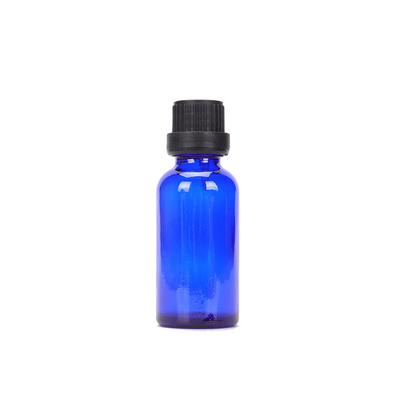 10pcs/lot Big Head Blue Glass Drop Bottle Aromatherapy Liquid for essential basic massage herbal oil/purfume Pipette Refillable