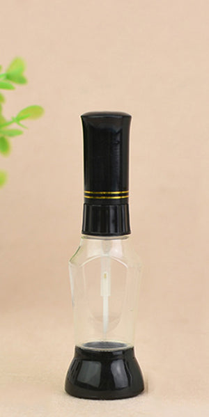 100Pcs/Lot Empty Bottles 2-Way False Nail Art Glitter Makeup Polish colorful Striper Pen +Varnish Brush Nail Gel Glue