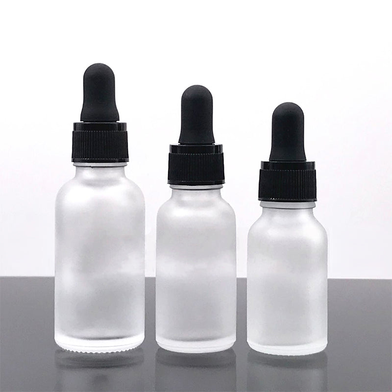 10pcs/lot Glass Dropper Bottle Frosted Aromatherapy Liquid for basic massage essential oil Pipette Bottle Refillable Bottles