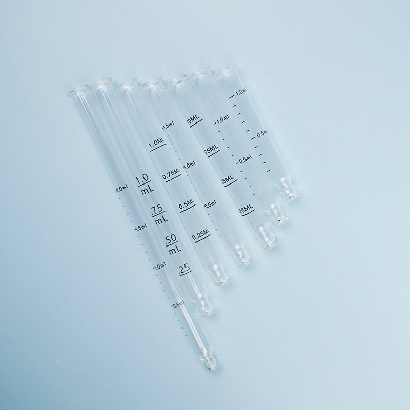 10pcs/lot golden cap Amber Glass Scale Dropper Bottle Aromatherapy Liquid  serum/essential basic massage oil Pipette Refillable