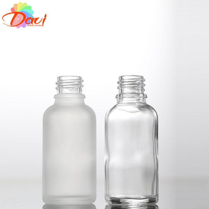 10pcs Refill Frosted Glass Dropper Bottle Herbal Essence Massage Oils Serum Perfume Aromatherapy Liquid Pipette Refillable