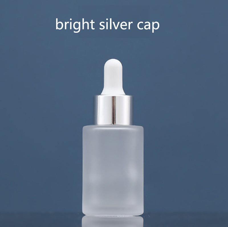 5pcs/lot Metal Head Frosted Dropper Glass Bottle Aromatherapy Liquid for Essence Massage Oil Serum Pipette Refill High-grade