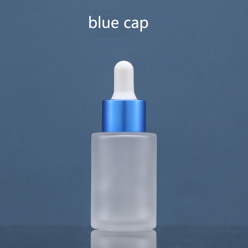 5pcs/lot Metal Head Frosted Dropper Glass Bottle Aromatherapy Liquid for Essence Massage Oil Serum Pipette Refill High-grade