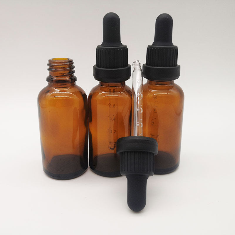 10pcs measurable pipette dropper bottle 30ml Liquid for essential massage basic oil Refillable essential oil Bottles Wholesale