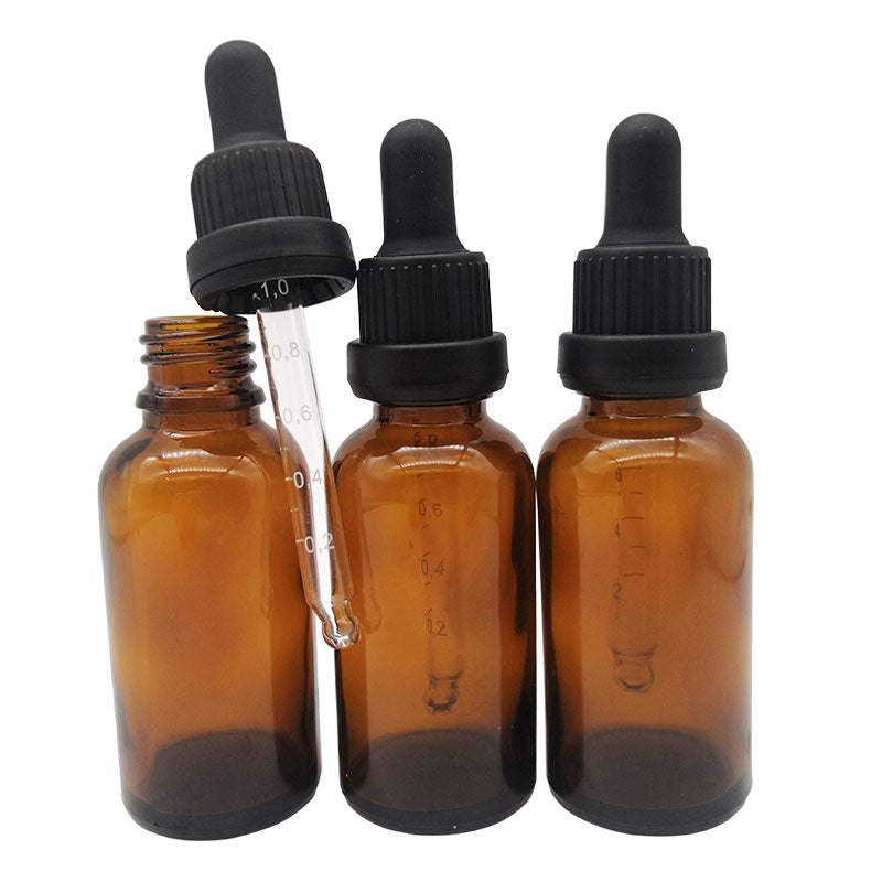 10pcs measurable pipette dropper bottle 30ml Liquid for essential massage basic oil Refillable essential oil Bottles Wholesale