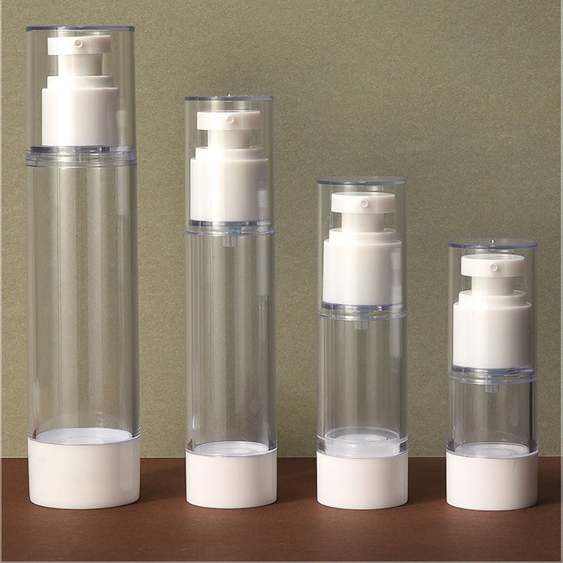 3pcs/pack 15/30/50ml Refillable Plastic Bottle for Travel/trip Milk Cream Hand/Face/Body Lotion toner water vacuum spray pump
