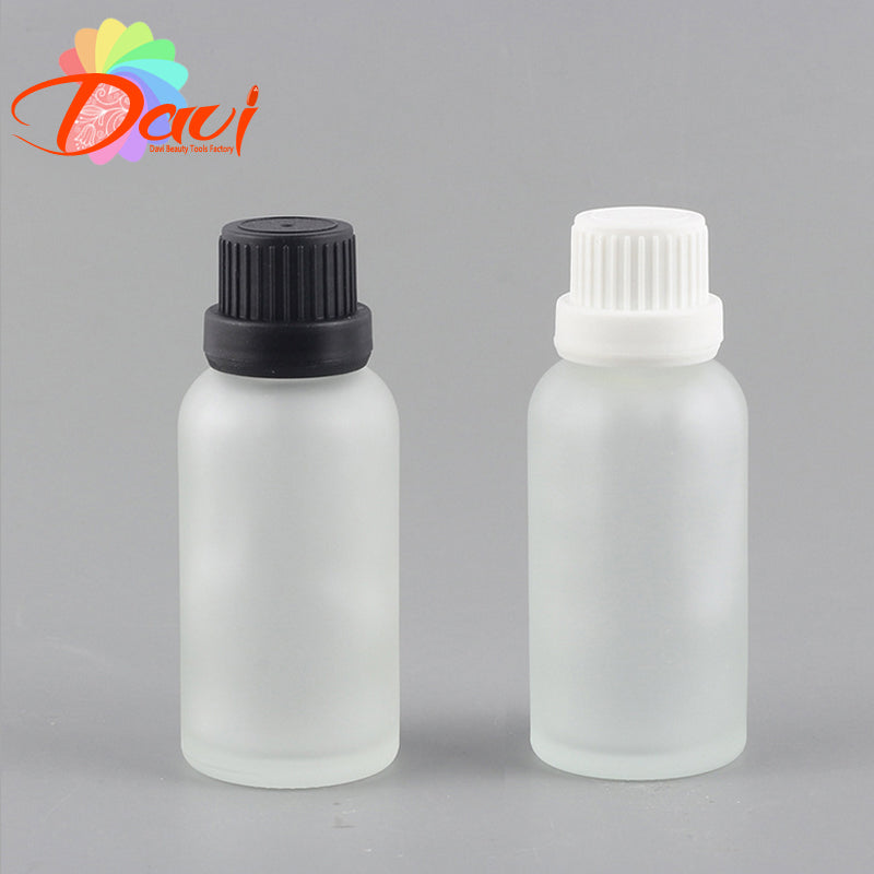 10pcs Big Head Frosted Glass Drop Bottle Aromatherapy Liquid for essential basic massage oil Pipette Bottles Refillable