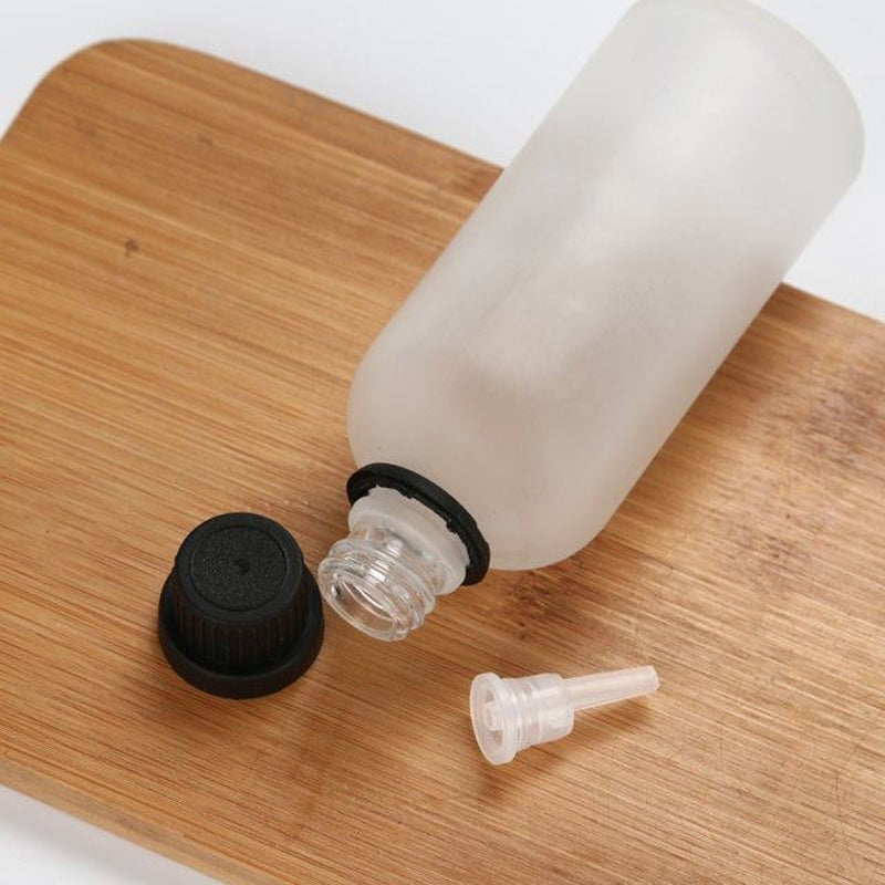 10pcs Big Head Frosted Glass Drop Bottle Aromatherapy Liquid for essential basic massage oil Pipette Bottles Refillable