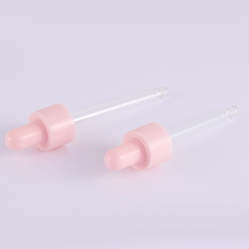 Gradual Change Glass Dropper/Pipette Bottle Milky Pink  For Aromatherapy Essence Massage Facial Oil Serum Gel Refill Container
