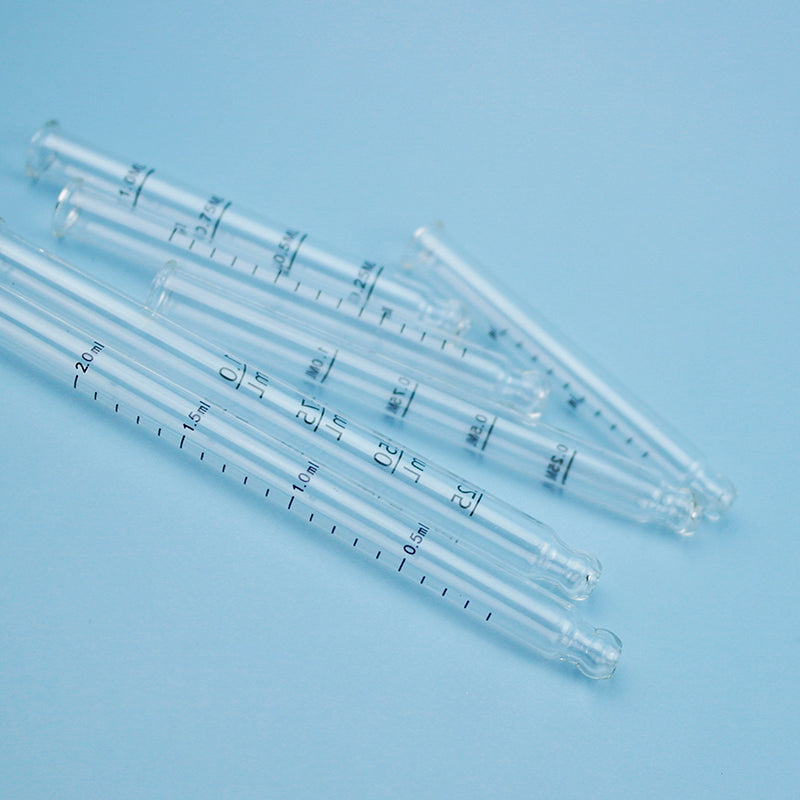 InStock 100Pcs 1-2ml Scale Valume Measurable Dropper For 5-100ml Bottle Accessory Liquid Essence Massage Basic Oil/Serum Pipette
