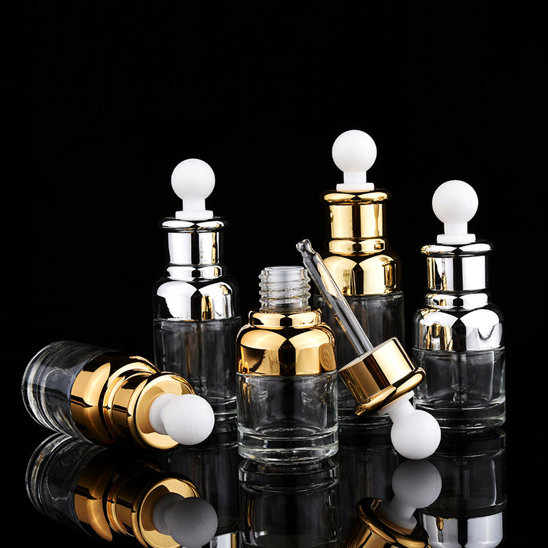 Set of 20+30+50ML  Glass Drop  Bottle Aromatherapy Liquid Dropper for essential basic massage oil Pipette Bottles Refillable