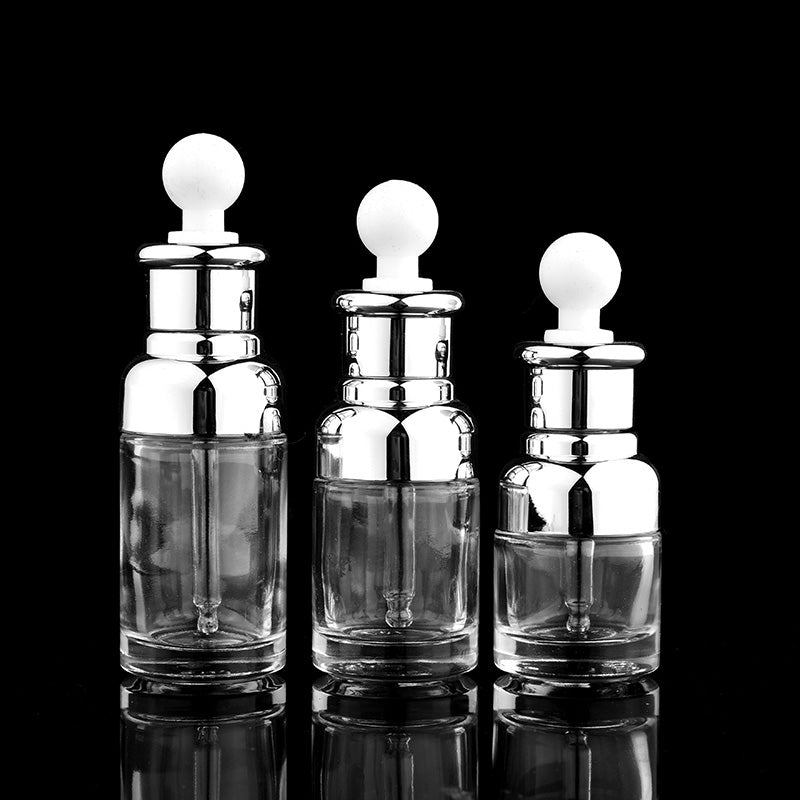 Set of 20+30+50ML  Glass Drop  Bottle Aromatherapy Liquid Dropper for essential basic massage oil Pipette Bottles Refillable